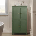 Green Elevated Leg Storage Cabinet