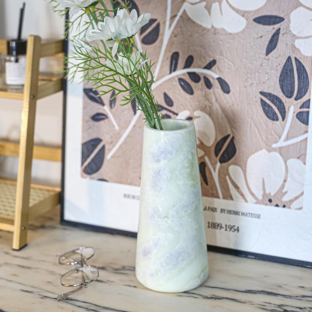 Minimalist Natural Marble Decor Vase