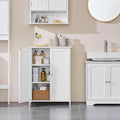 White Bathroom Freestanding Storage Cabinet