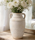 Rustic Farmhouse Ceramic Decor Vase