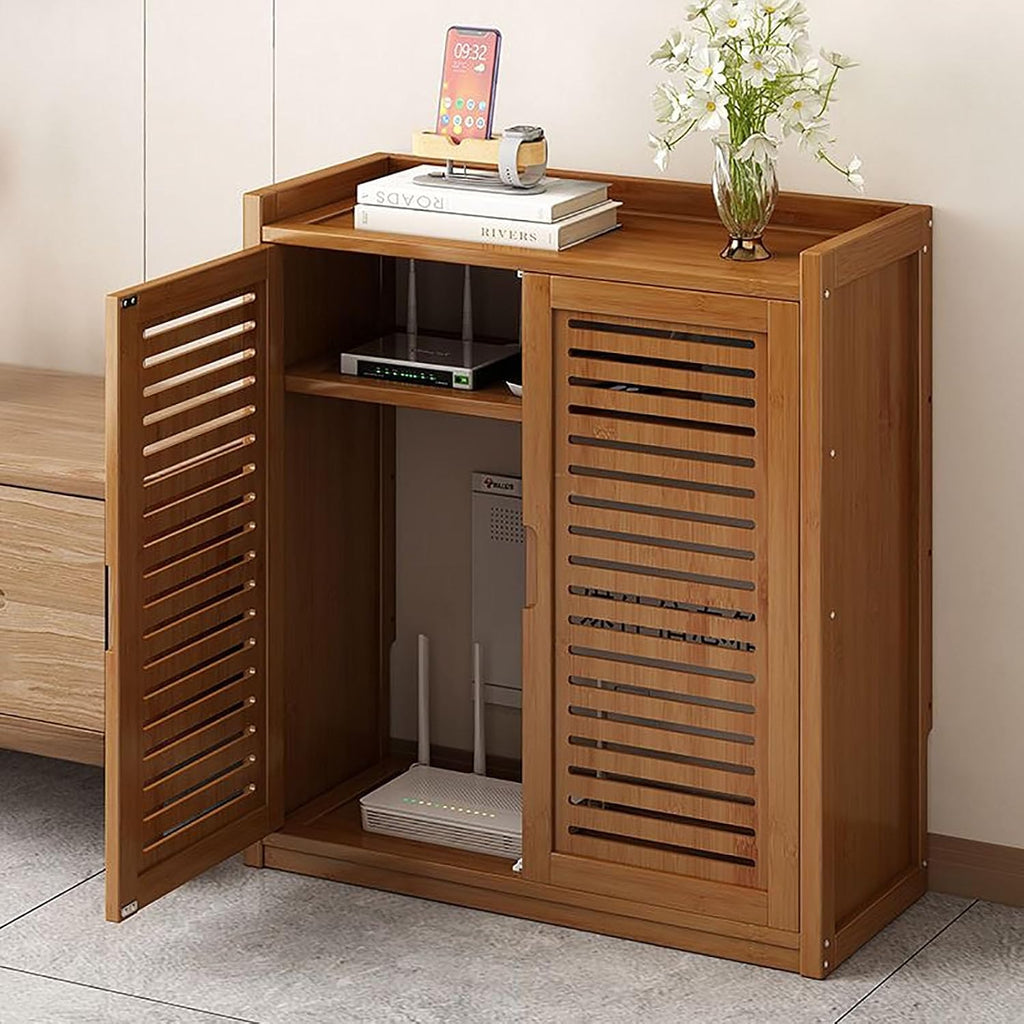 Router Storage Concealment Cabinet