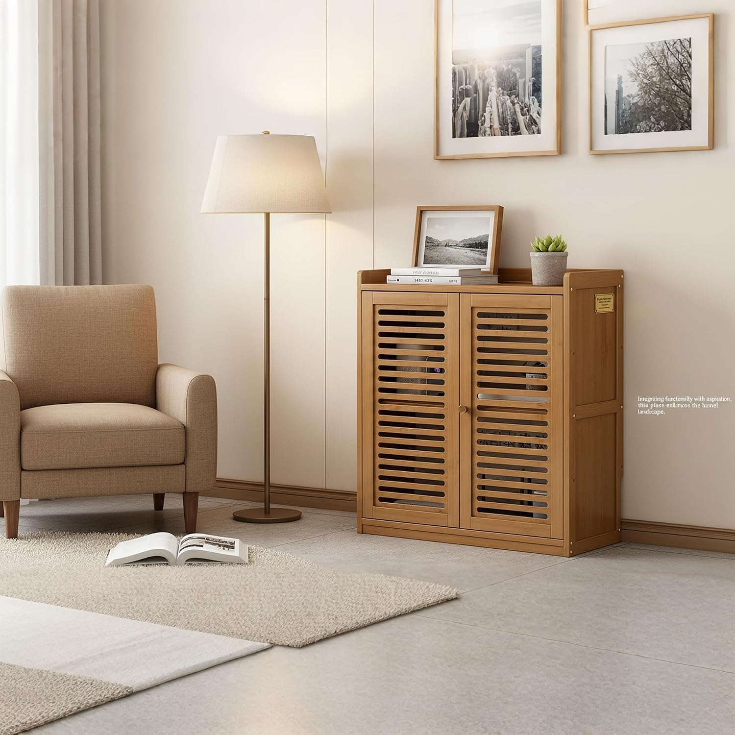 Router Storage Concealment Cabinet